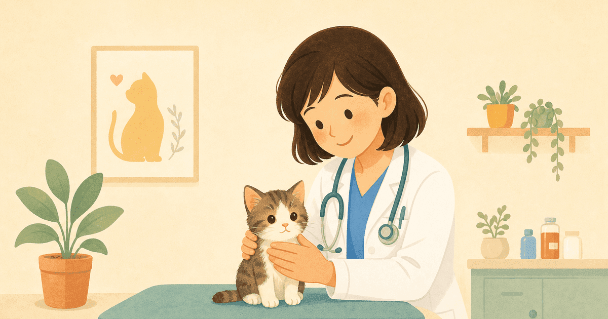 子猫のワクチンと健康診断の基本ガイド、迎えてからの受診の流れ