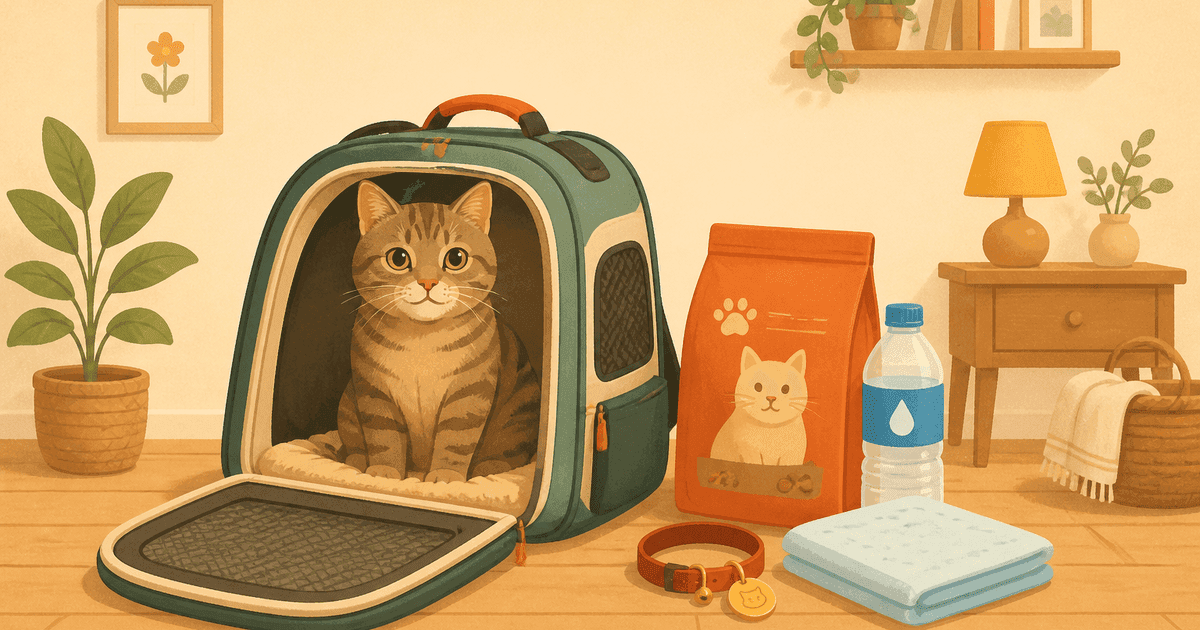 猫の防災グッズの選び方比較｜キャリー・トイレ・備蓄・迷子対策を4分類で