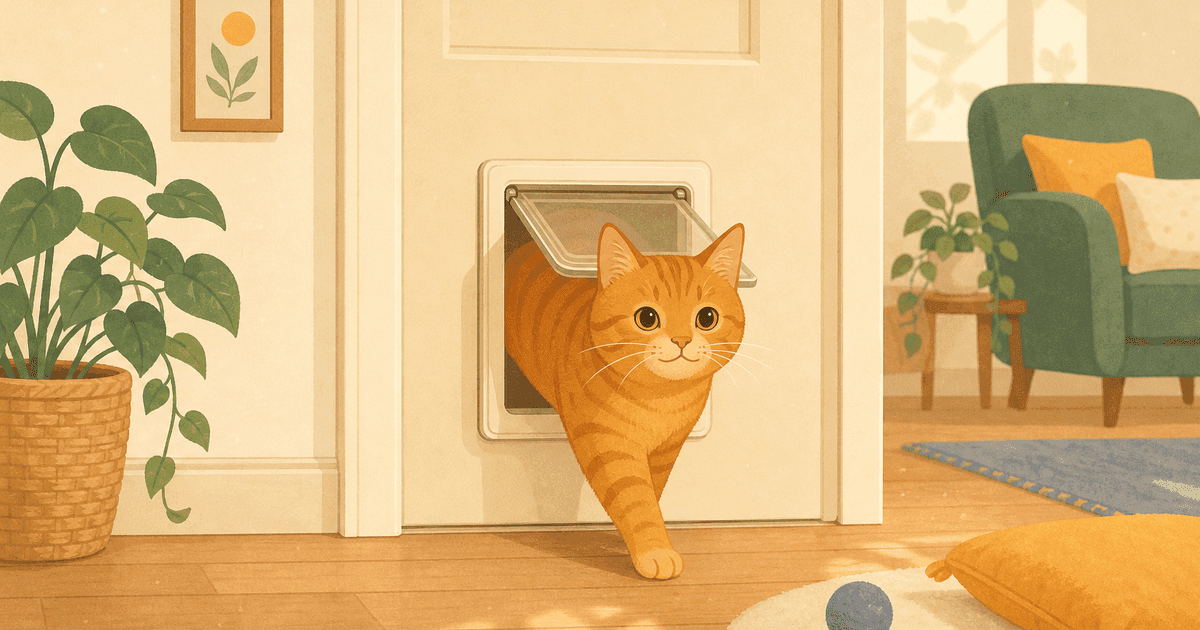 猫用ドア(キャットドア)の選び方比較｜タイプ・開口サイズ・ロックで選ぶ