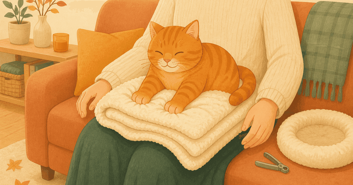 猫がふみふみ(ニーディング)する理由｜毛布を吸う・爪が痛い・急に増えたときの考え方と対処