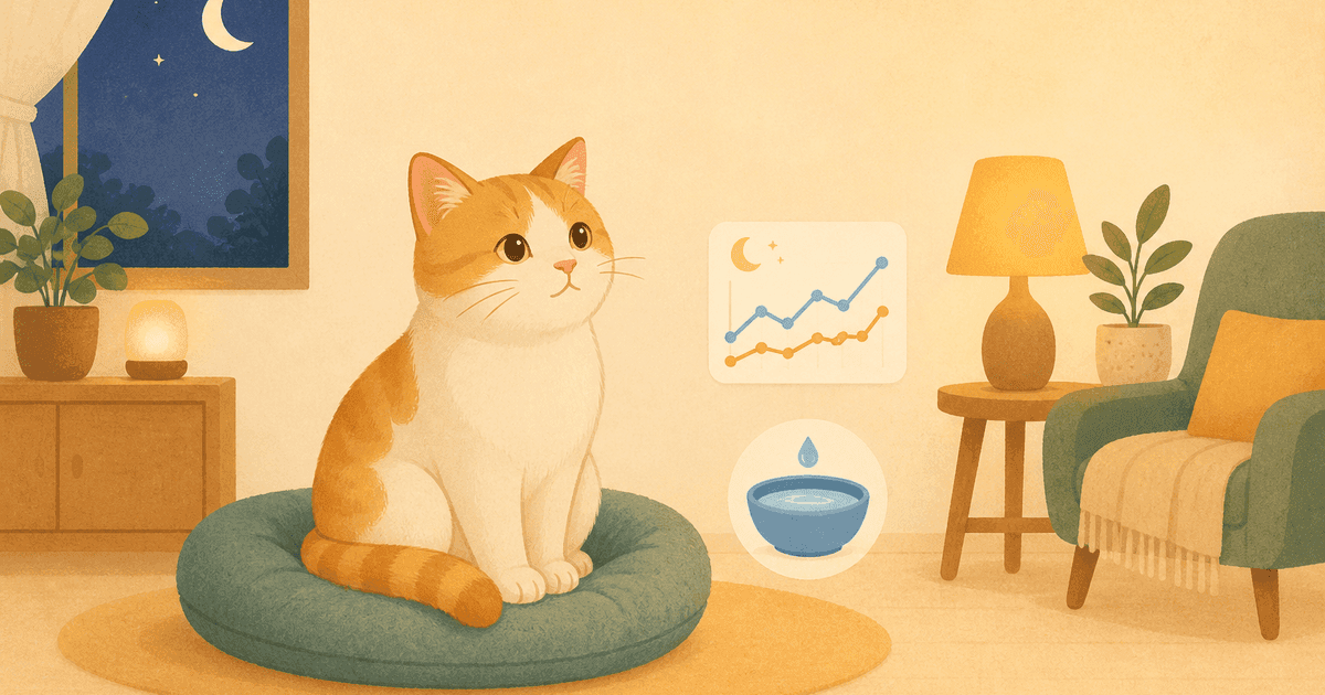 災害のあと、猫の行動はどう変わるのか｜令和8年熊本地震の行動ログ分析が示した「睡眠」と「おしっこ」