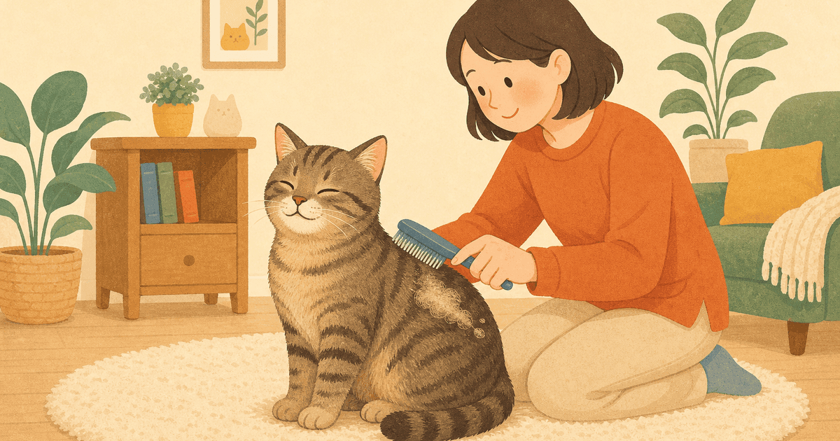 猫の毛玉・吐き戻し（毛球症）対策｜正常な範囲と受診を考えたいサイン、家庭でできる予防
