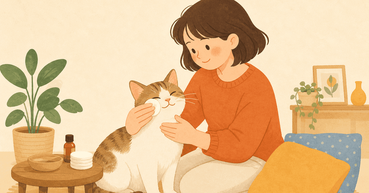 猫の目やに・涙やけの原因とケア｜受診の目安を整理