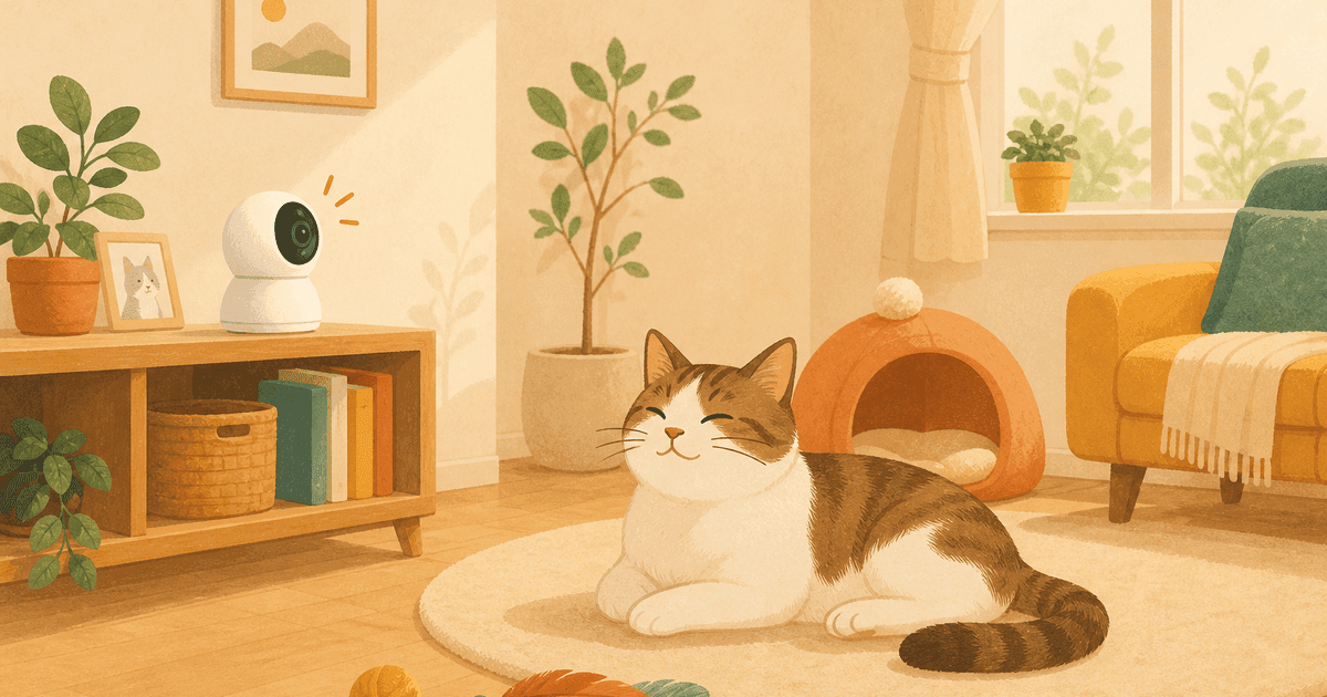 猫の見守りカメラ(ペットカメラ)の選び方｜画角・暗視・録画方式で中立比較