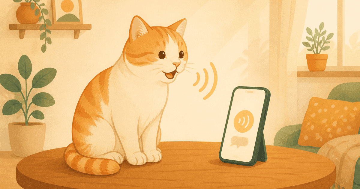 猫の鳴き声AI翻訳アプリは当たる？MeowTalkなど最新事情としぐさ観察との併用法