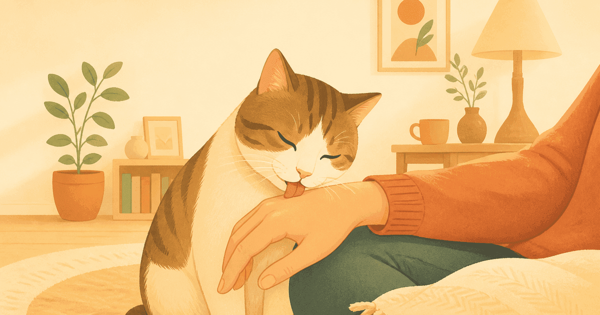 猫が飼い主を舐める理由とやめさせ方｜愛情・毛づくろい・ストレスのサインを読む