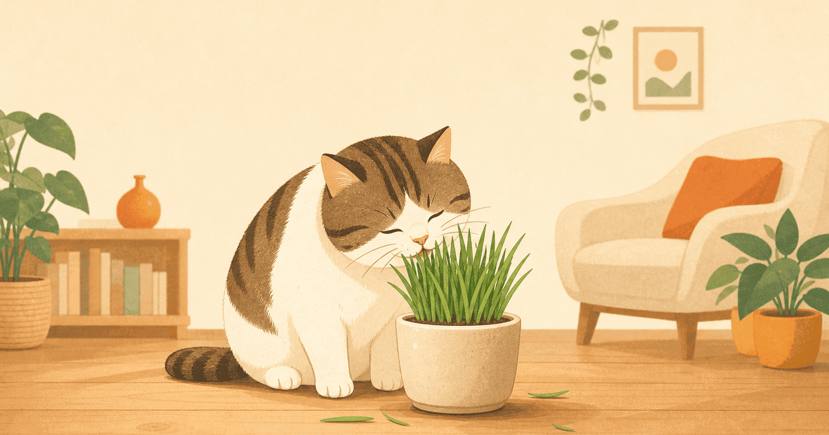 猫草は本当に必要？メリット・デメリットと正しい与え方・注意点