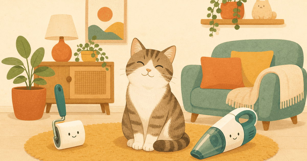 猫の抜け毛・掃除グッズの選び方比較｜場所別の使い分けと換毛期の対策