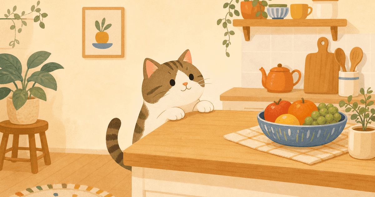 猫がテーブル・キッチンに乗る｜やめさせるより「上らせない工夫」と叱らない対策
