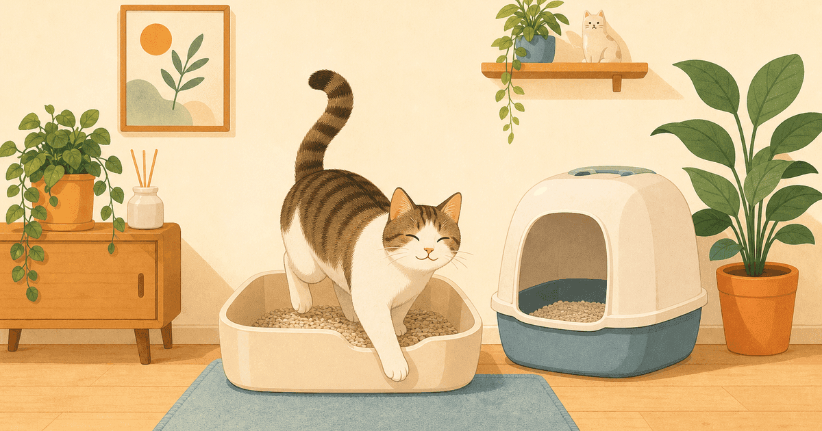 猫トイレ本体の選び方比較｜オープン・ドーム・システム・自動をタイプ別に中立解説