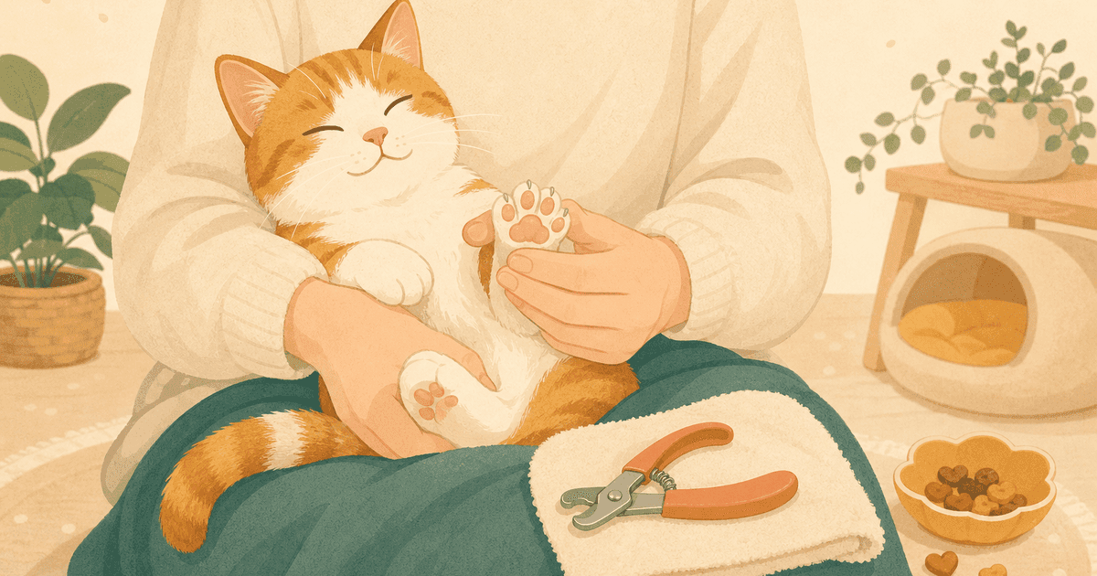 猫の爪切りのコツと頻度｜嫌がる猫への進め方と深爪・出血時の対処