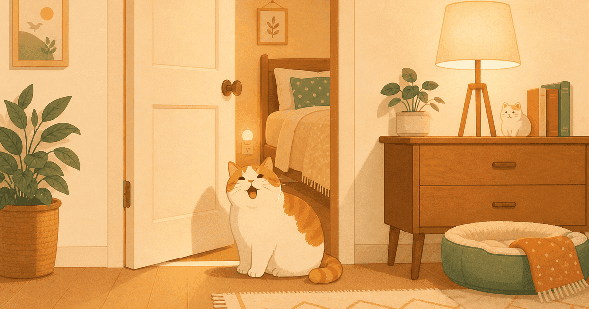 猫の夜鳴き・要求鳴きの原因と対策｜年齢別の向き合い方と受診の目安