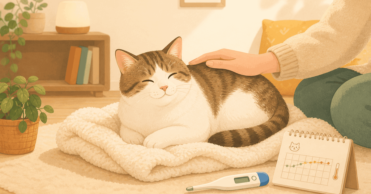 猫の平熱は何度?体温の測り方と、発熱・低体温のサイン、受診の目安