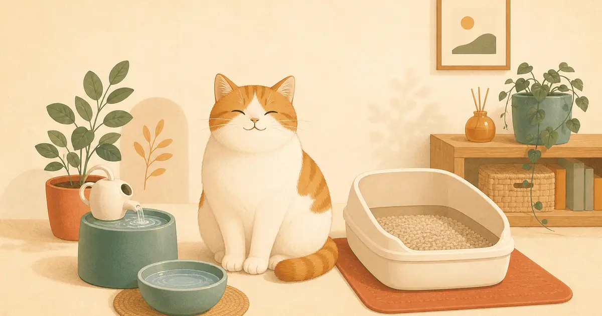 猫の便秘の原因と対策｜サイン・受診目安・巨大結腸症までやさしく整理