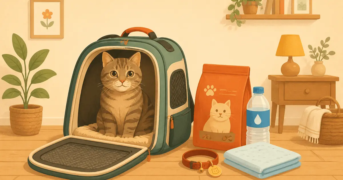 猫の防災グッズの選び方比較｜キャリー・トイレ・備蓄・迷子対策を4分類で