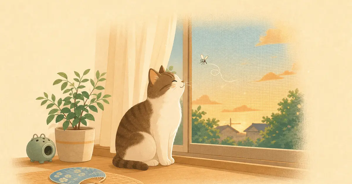 猫のフィラリア症（犬糸状虫症）｜蚊が運ぶ見えにくい病気と「予防が最重要」の理由