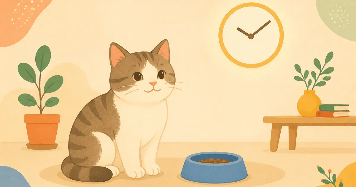 猫のごはんは1日何回?置き餌はよくない?食事回数と与え方の決め方