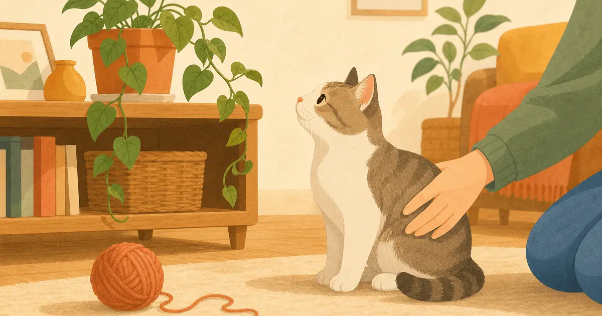 猫の誤飲・誤食・中毒を防ぐ|ユリや人の食べ物・ひも状異物の危険と対応