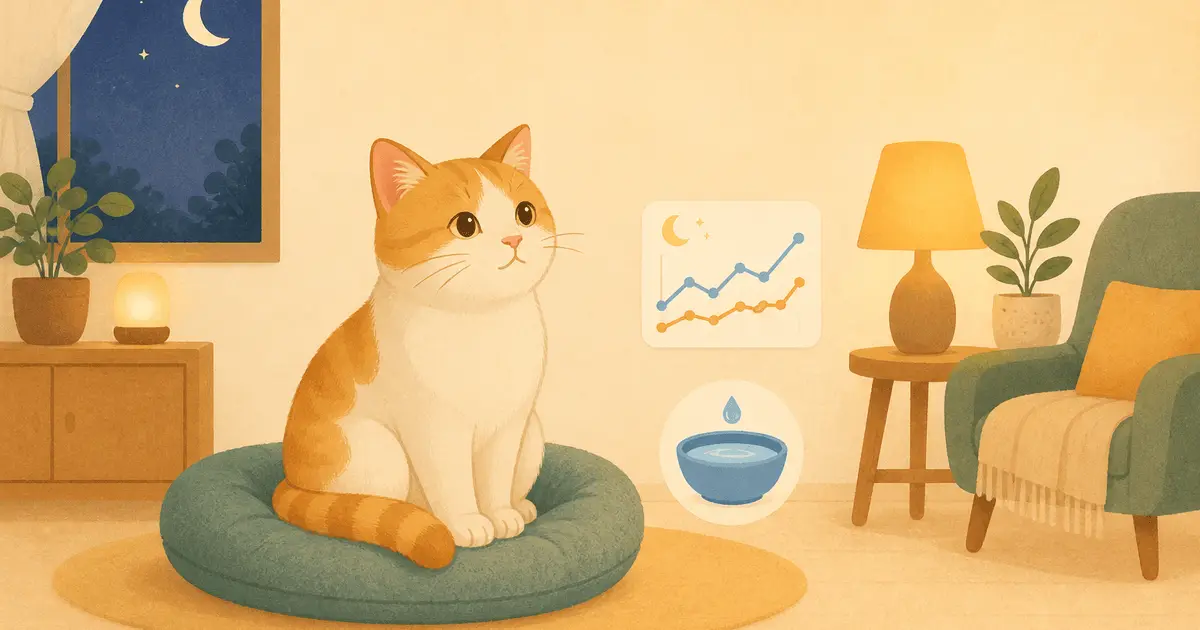 災害のあと、猫の行動はどう変わるのか｜令和8年熊本地震の行動ログ分析が示した「睡眠」と「おしっこ」