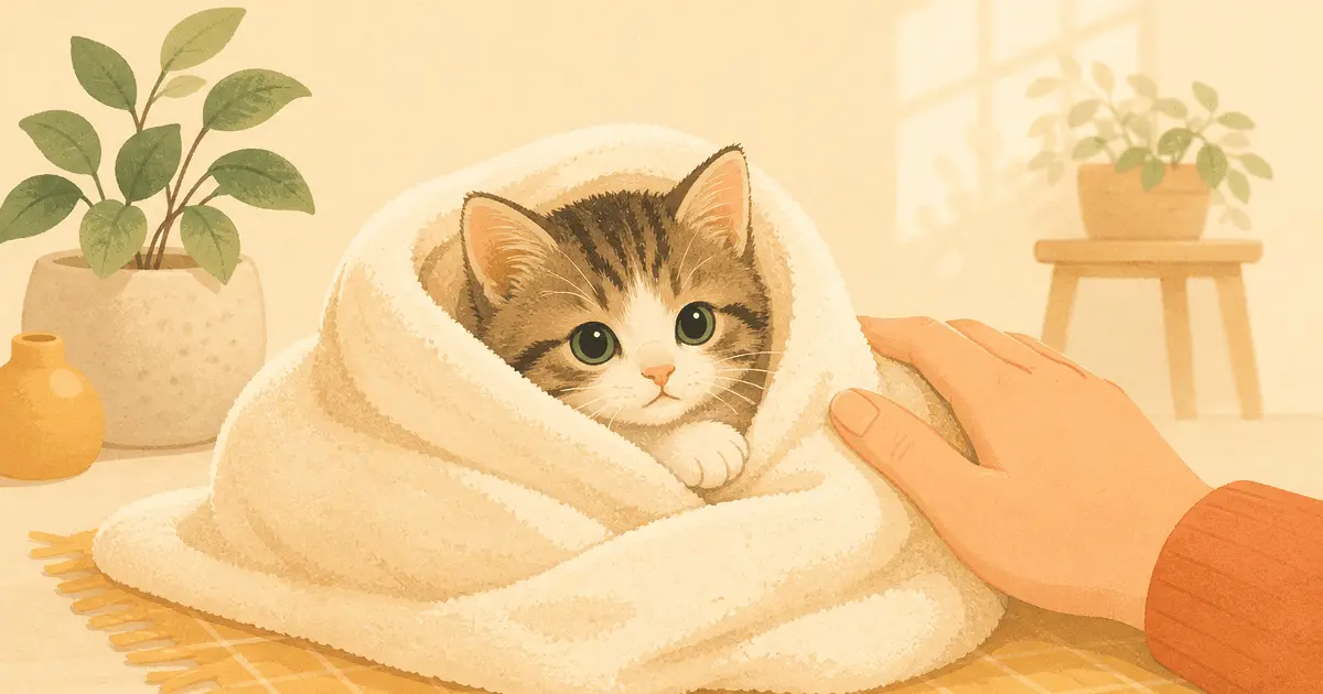 夏に子猫を保護したら｜拾ったときの最初の対応と迎える準備