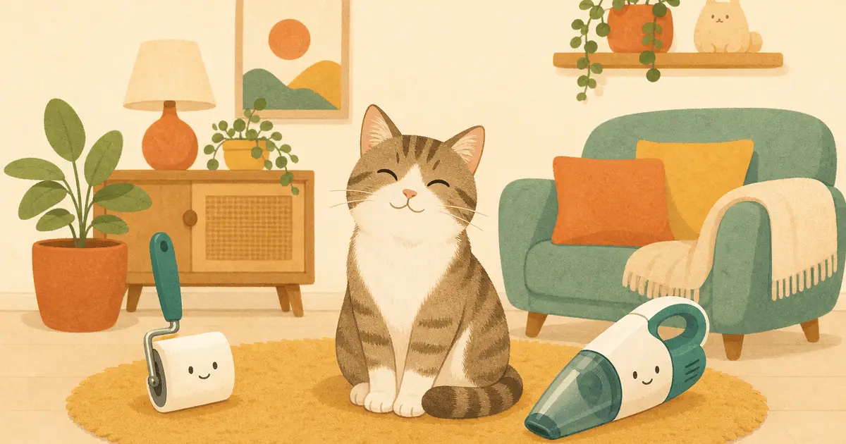 猫の抜け毛・掃除グッズの選び方比較｜場所別の使い分けと換毛期の対策