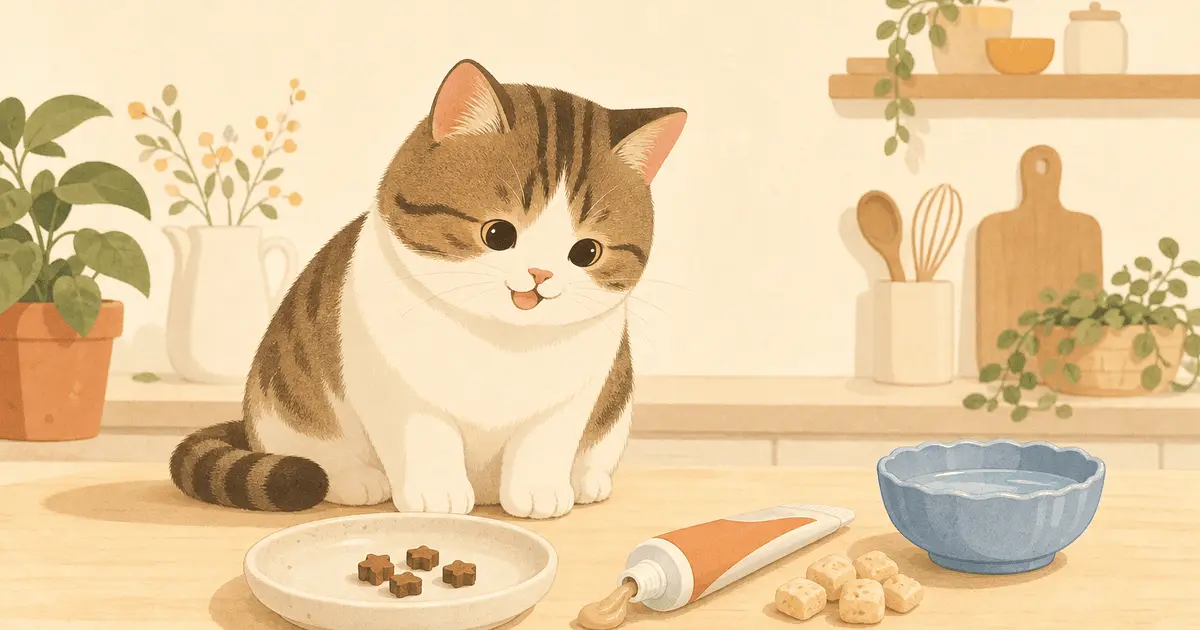 猫のおやつの選び方｜液状(ちゅ〜る系)・フリーズドライ・かつお節煮干し系を比較