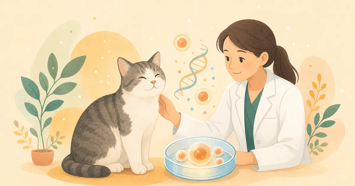 猫の再生医療と幹細胞治療、iPS細胞研究の現状｜「今できること」と「研究段階のこと」を整理