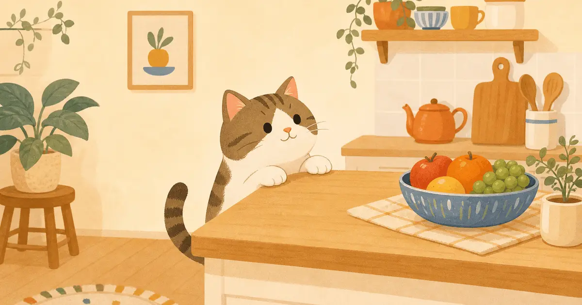 猫がテーブル・キッチンに乗る｜やめさせるより「上らせない工夫」と叱らない対策
