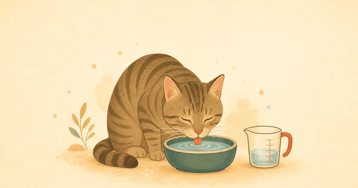 猫の多飲多尿のサインの読み方｜水を飲む量・おしっこが増えたときの受診の目安