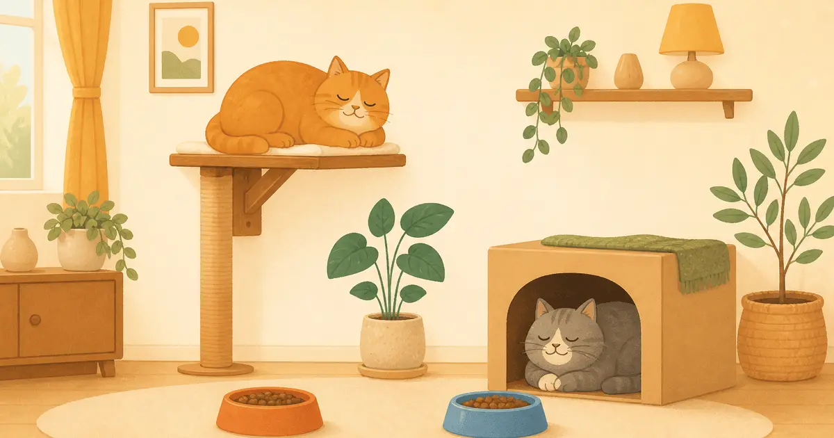 2匹目を迎える前に知っておきたい｜多頭飼いの猫はストレス性の不調が多い？2026年デンマーク調査(猫1,714匹)の読み解き